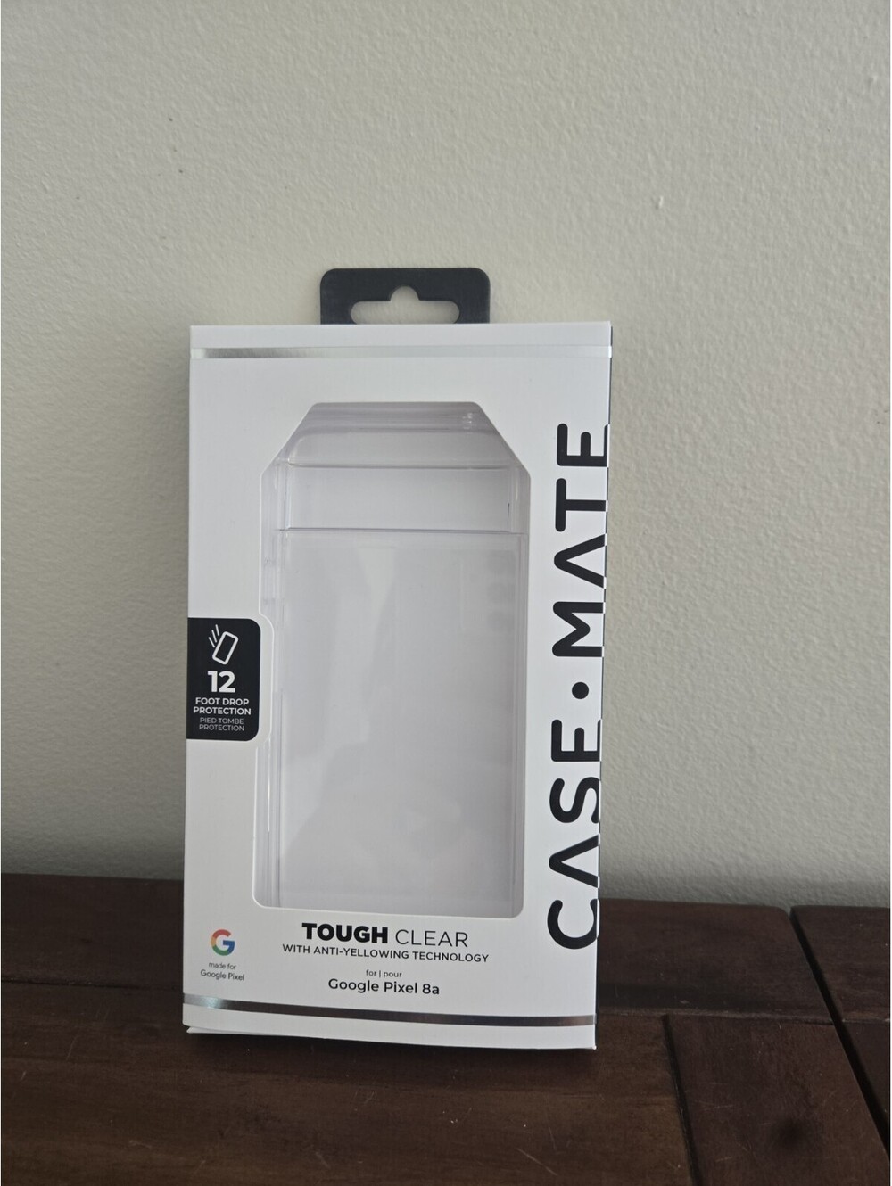 Case-Mate Protection Case Tough Anti Yellow Google Pixel 8a - Clear